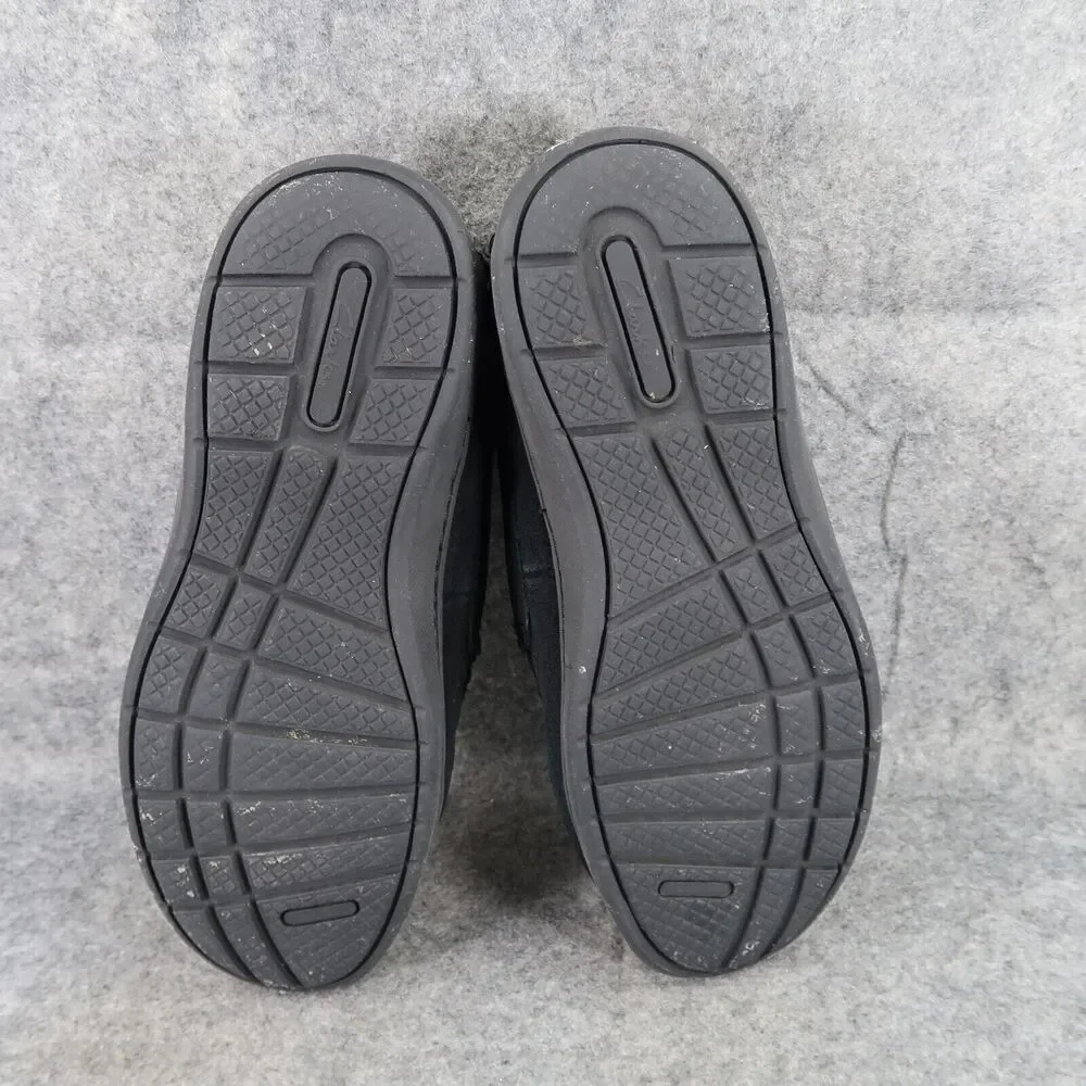 Clarks Shoes Mens 9 Slippers Suede Moccasin Slip On Indoor Outdoor Comfort Black
